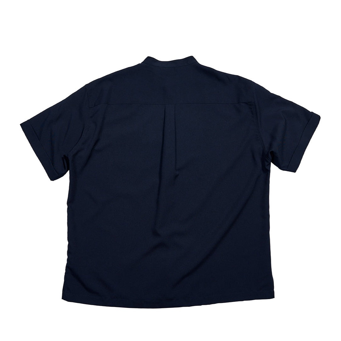 S/S BAND COLLAR WORK SHIRT