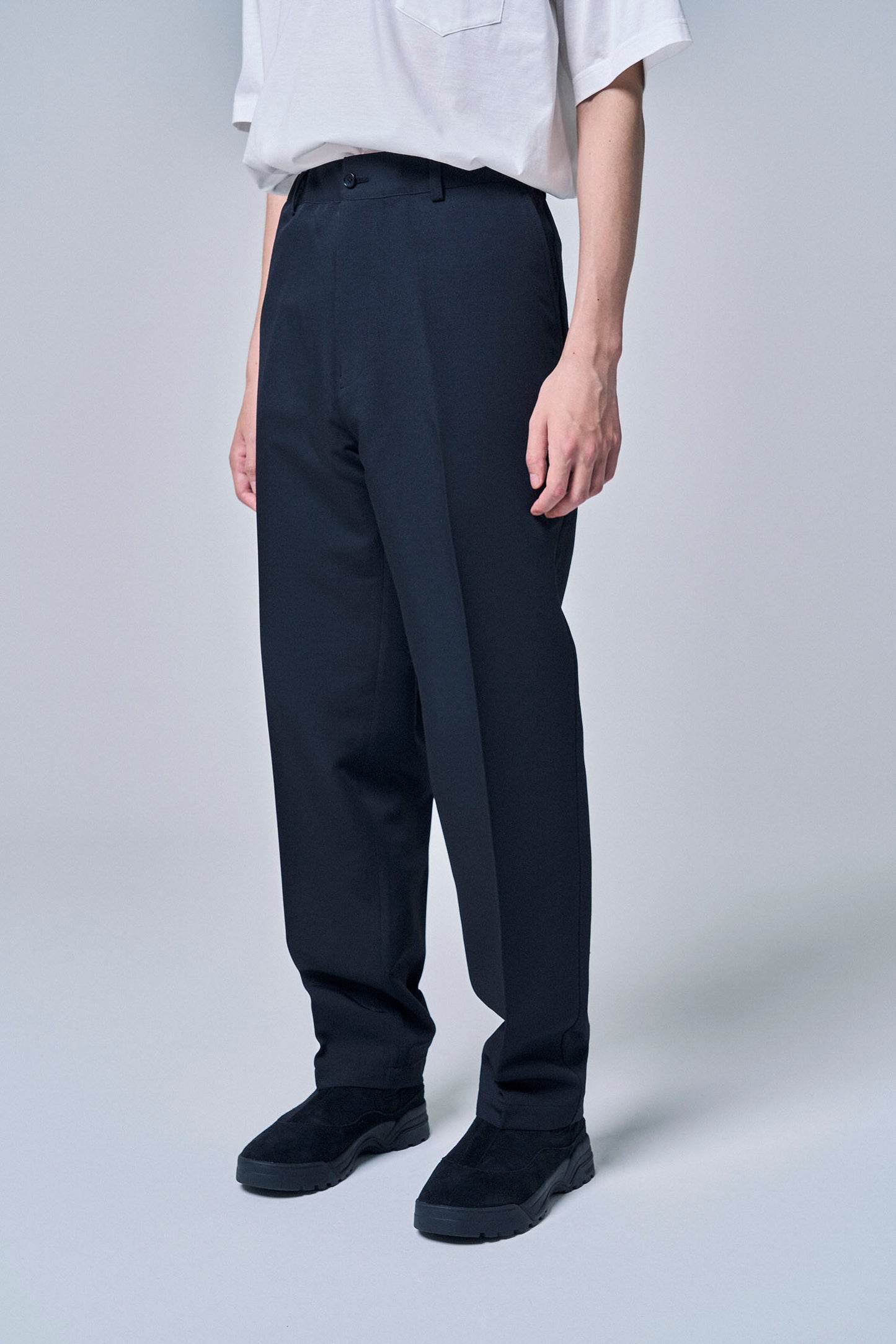 UTILITY GATHER WAIST TAPERED WORK PANTS