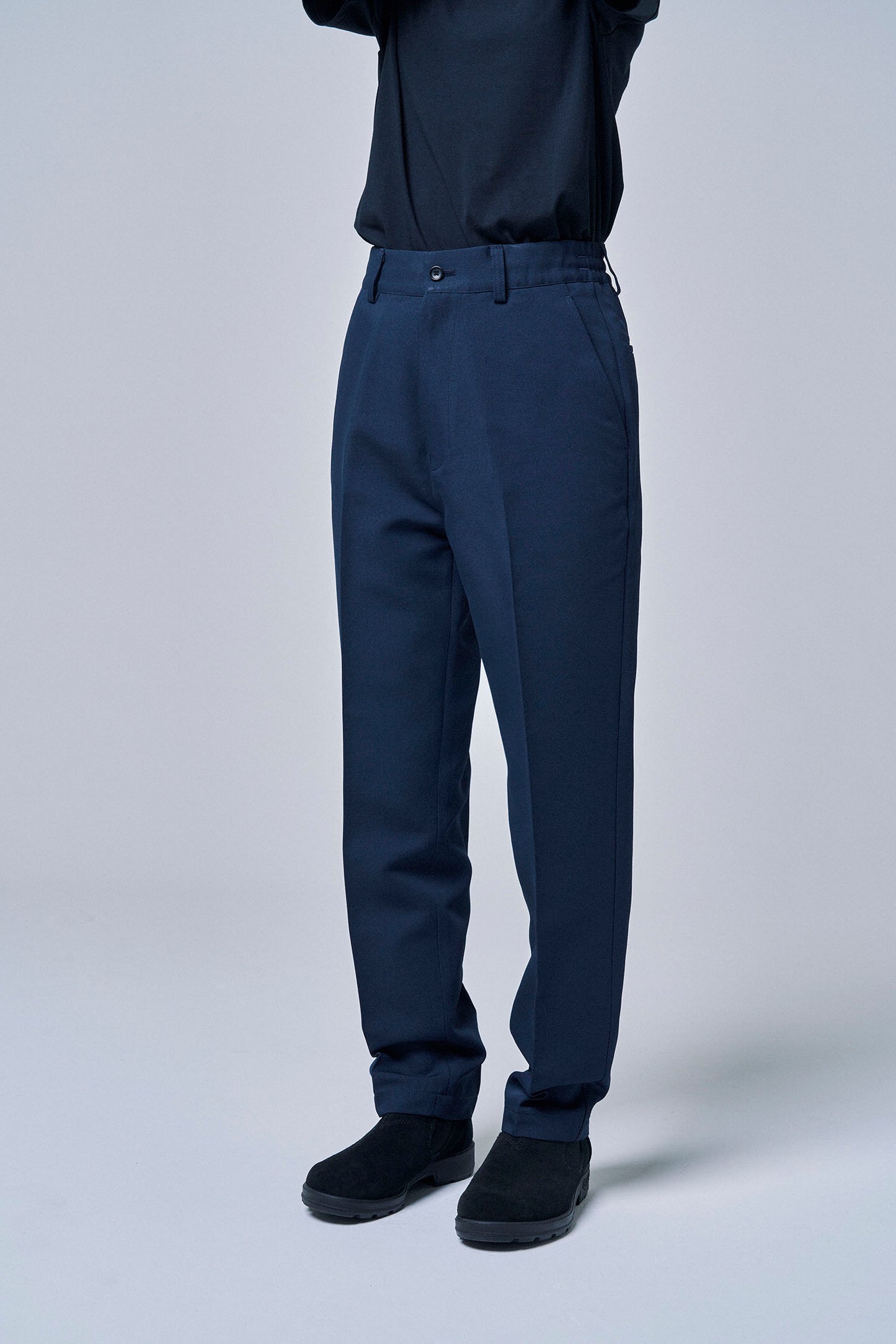 UTILITY GATHER WAIST TAPERED WORK PANTS