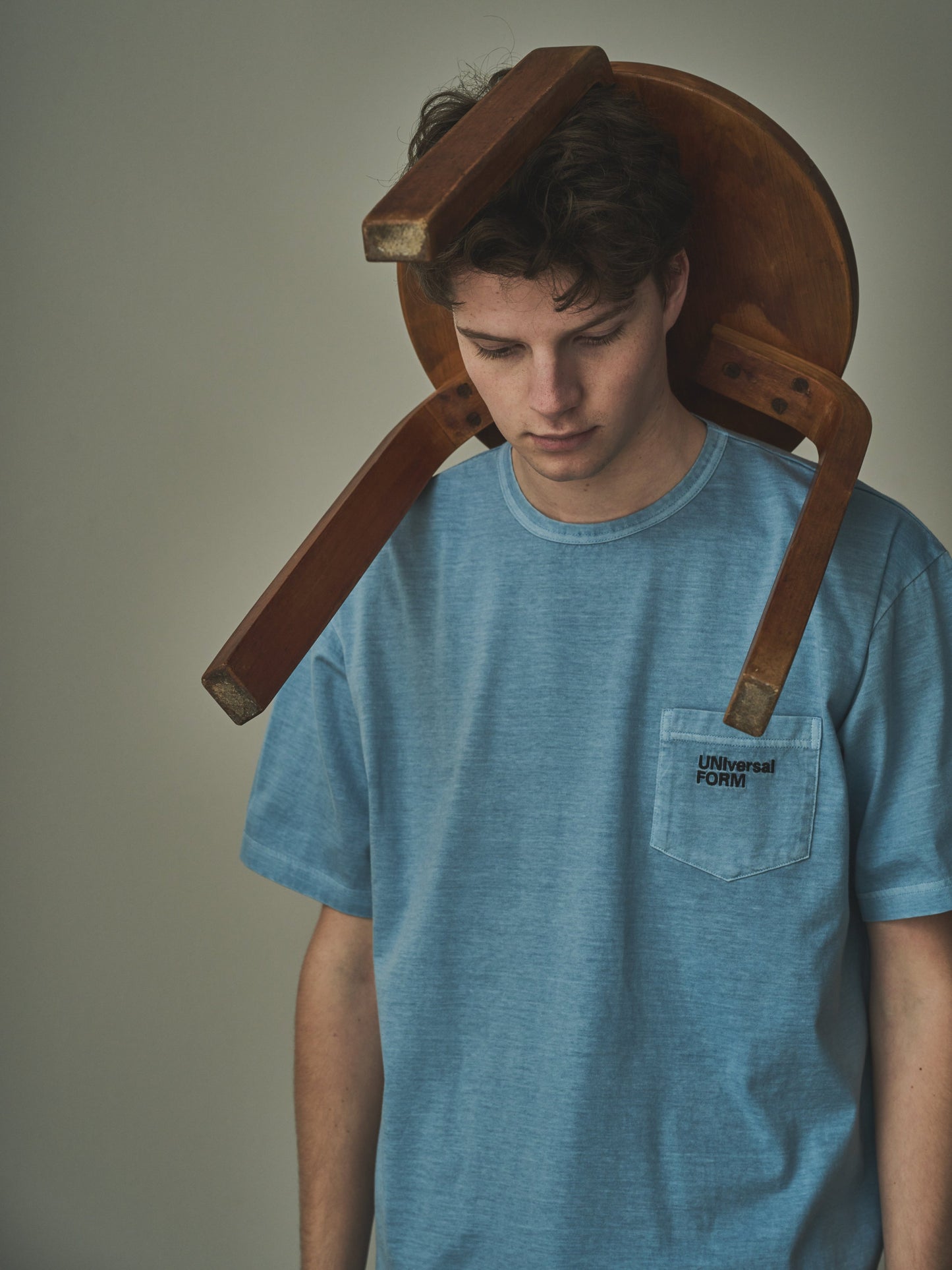 ORGANIC COTTON PIGMENT DYE POCKET TEE