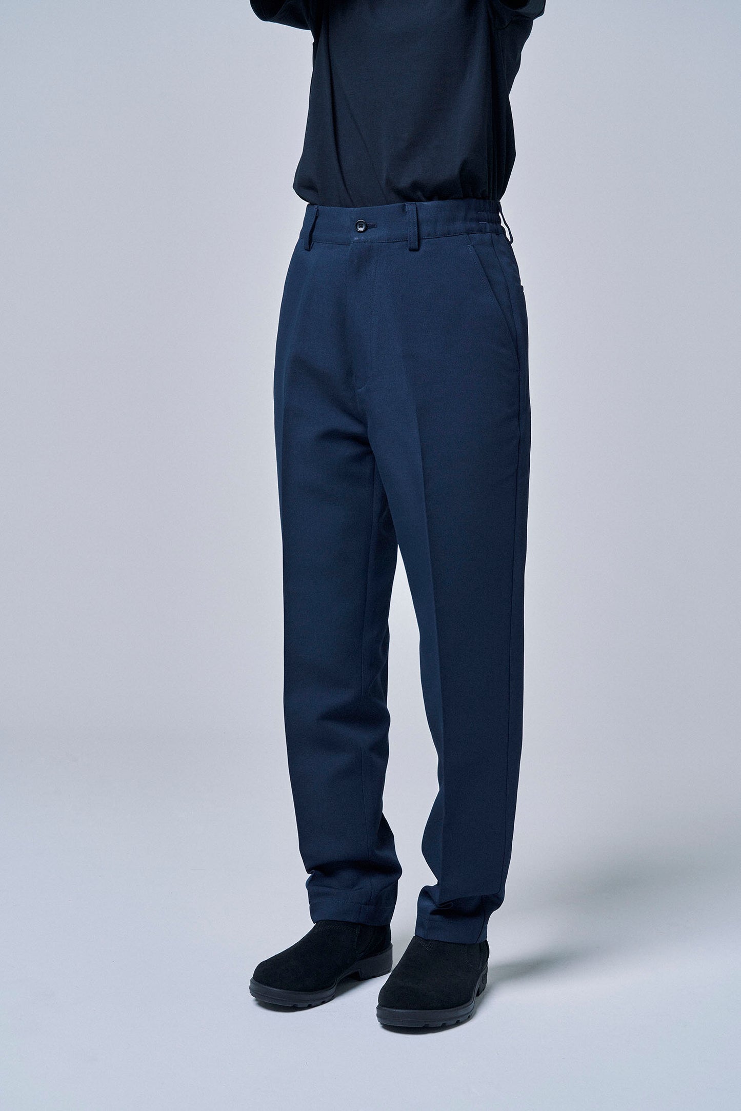 UTILITY GATHER WAIST TAPERED WORK PANTS　