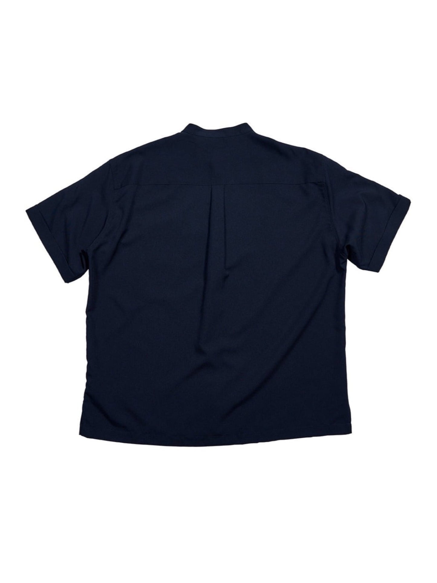 S/S BAND COLLAR WORK SHIRT